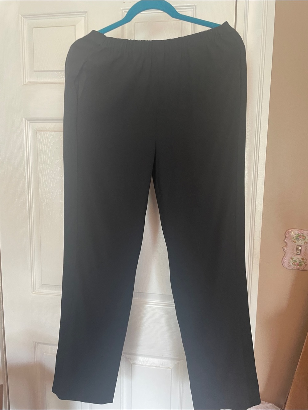Women’s Black Elastic-Waist  Kenzo Paris 
 Pants size 38